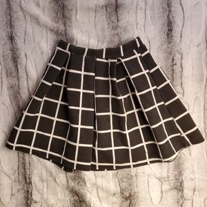 Boohoo Checkered Skirt